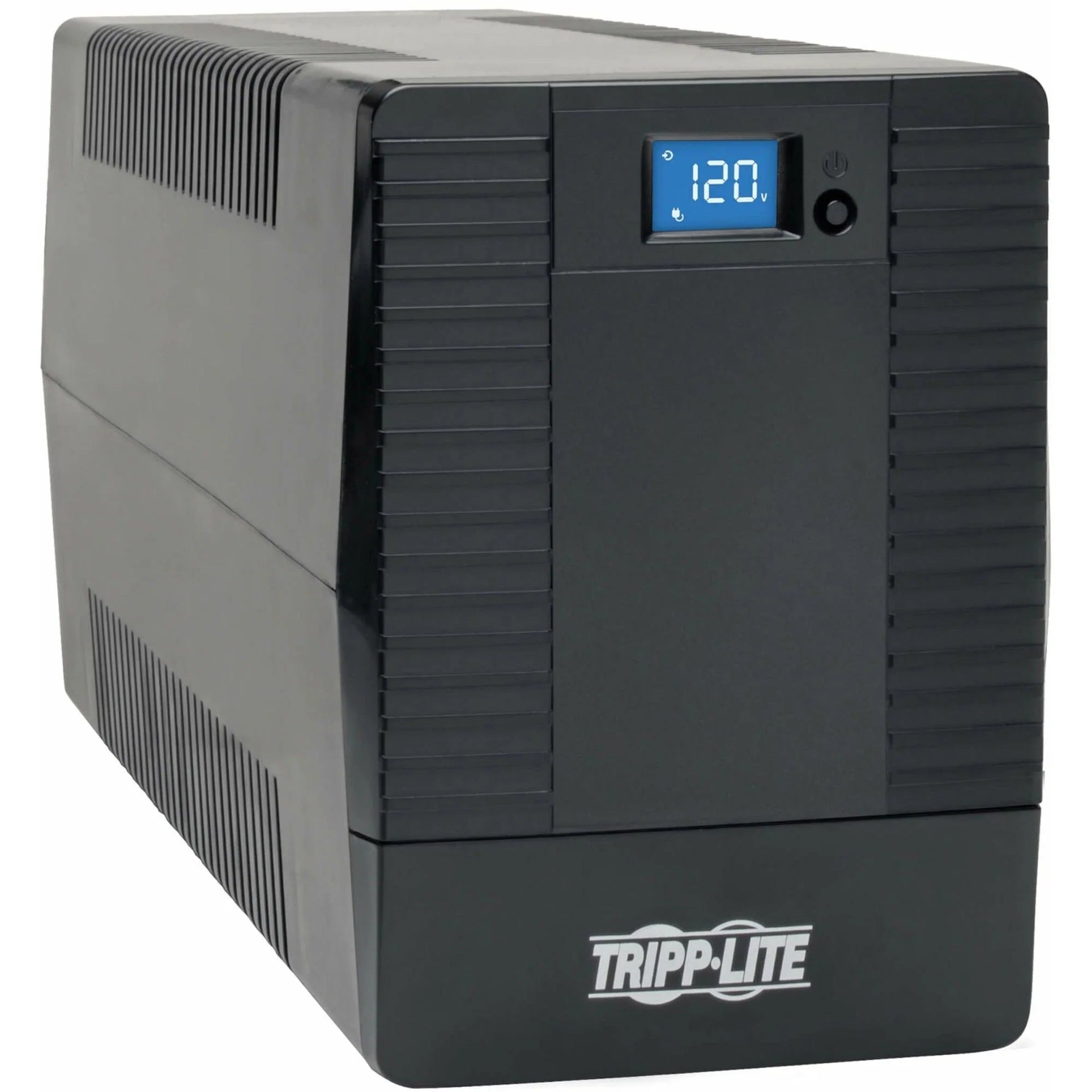 Tripp Lite 8-Outlet UPS Tower: 4-Hour Recharge 5-Min Stand-by USB 120V AC - Backup Systems