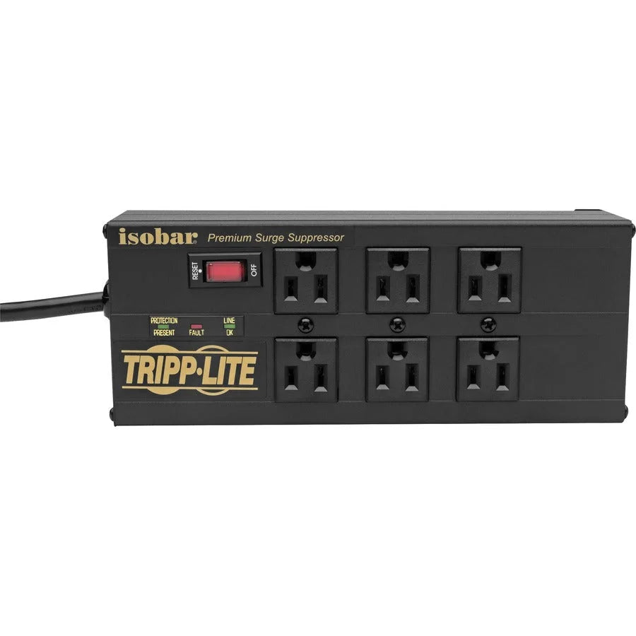 Tripp Lite by Eaton Surge Protector - 6 Outlets 2 USB - 3840 J - Power Cords & Protectors