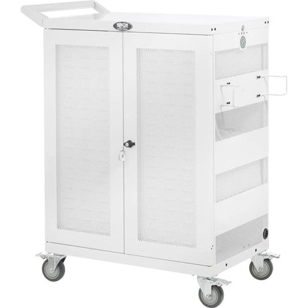 Tripp Lite CSC32ACWHG Hospital-Grade UV Charging Cart - White 32-Device 2-Shelf - Electronic Accessories