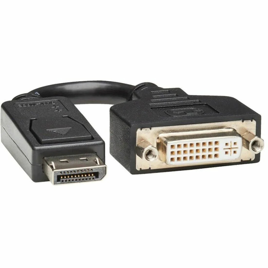Tripp Lite DisplayPort to DVI Cable Adapter - 6’’ A/V - Black - TAA Compliant - Audio/Video Cables & Accessories