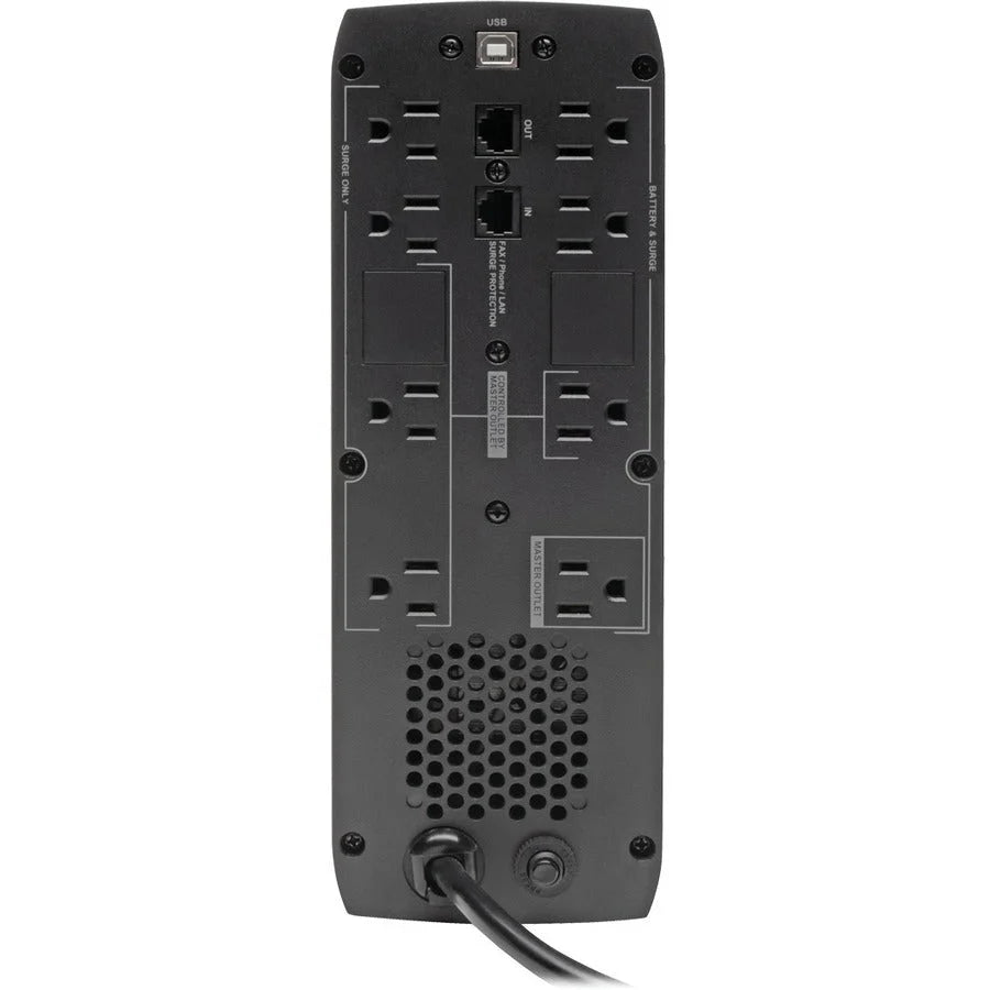 Tripp Lite ECO1500LCD Tower UPS: 1440VA AVR 7hr Recharge 3min Stand-by - UPS Backup Systems