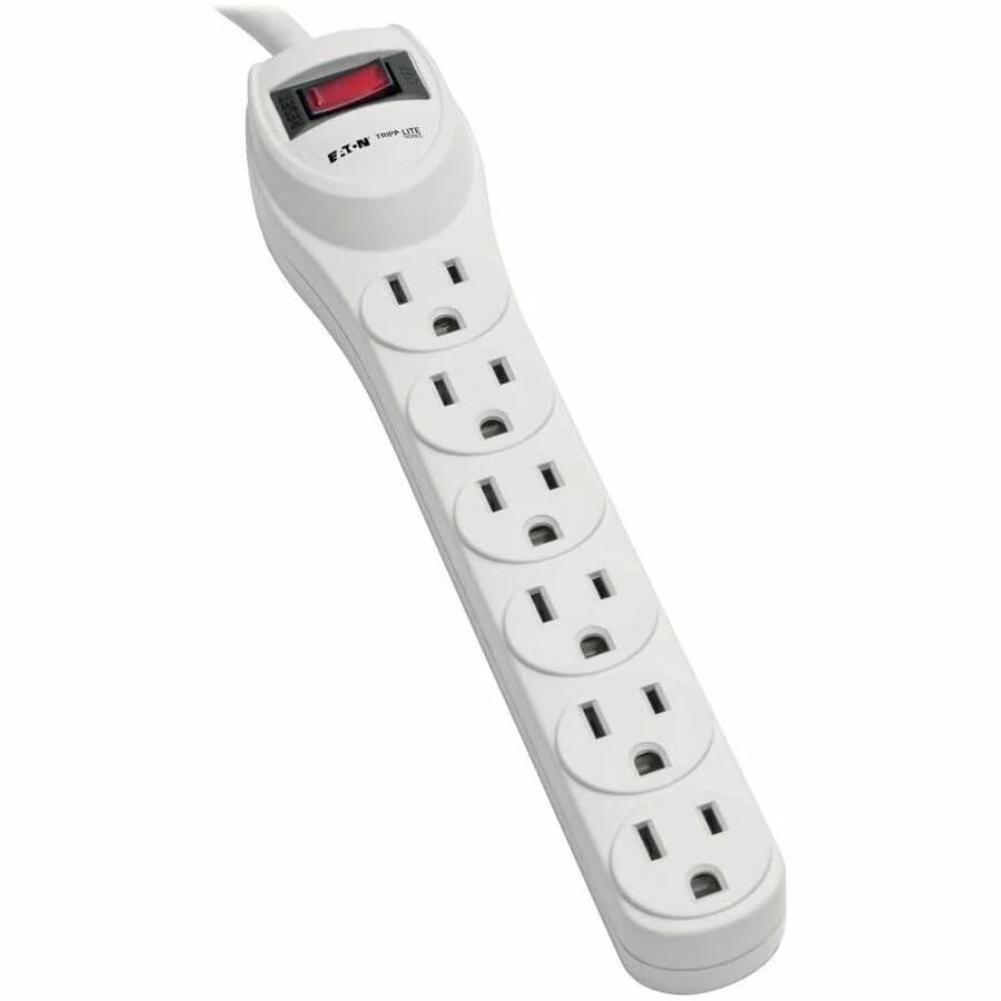 Tripp Lite Economy Surge Protectors - 6 Outlets 1800 VA - 120V - 2ft - Power Cords &