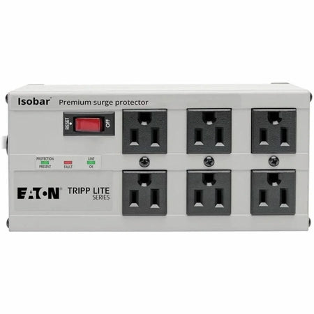 Tripp Lite Isobar Premium Surge Protectors - Gray 6 Outlets - Reliable Protection - Power Cords &