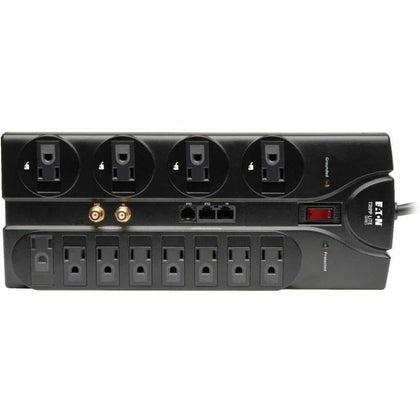 Tripp Lite Protect It! Surge Suppressor - 12 Outlets 1800 VA - Reliable Protection - Power Cords & Protectors