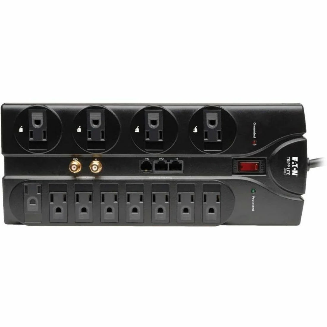 Tripp Lite Protect It! Surge Suppressor - 12 Outlets 1800 VA - Reliable Protection - Power Cords & Protectors