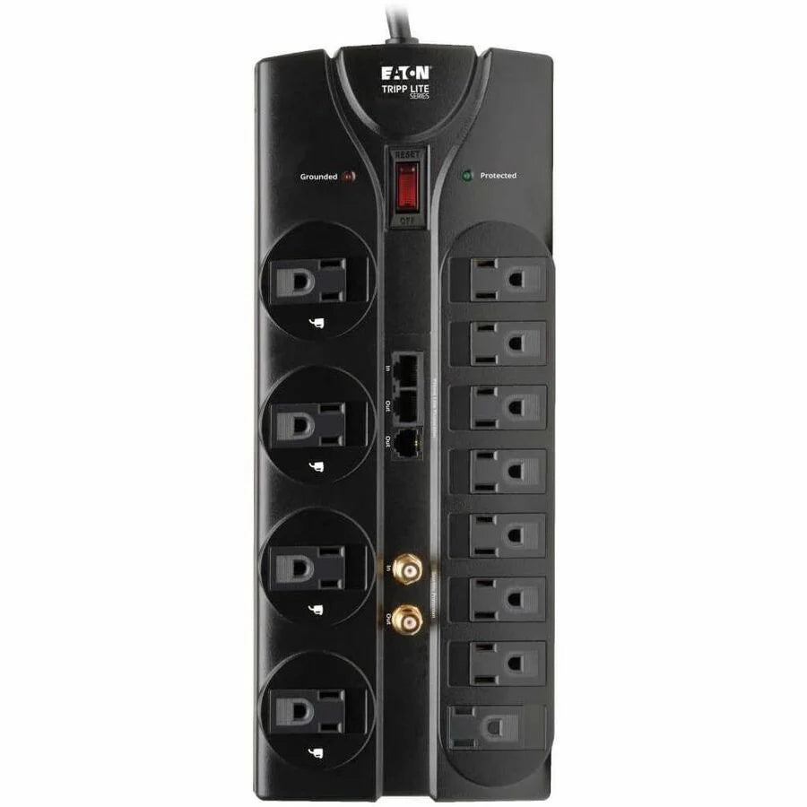 Tripp Lite Protect It! Surge Suppressor - 12 Outlets 1800 VA - Reliable Protection - Power Cords & Protectors