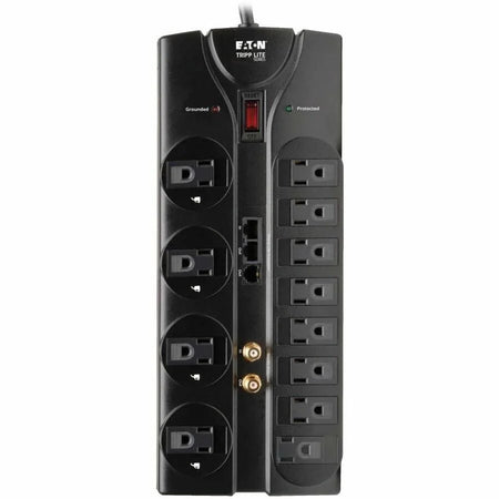 Tripp Lite Protect It! Surge Suppressor - 12 Outlets 1800 VA - Reliable Protection - Power Cords & Protectors