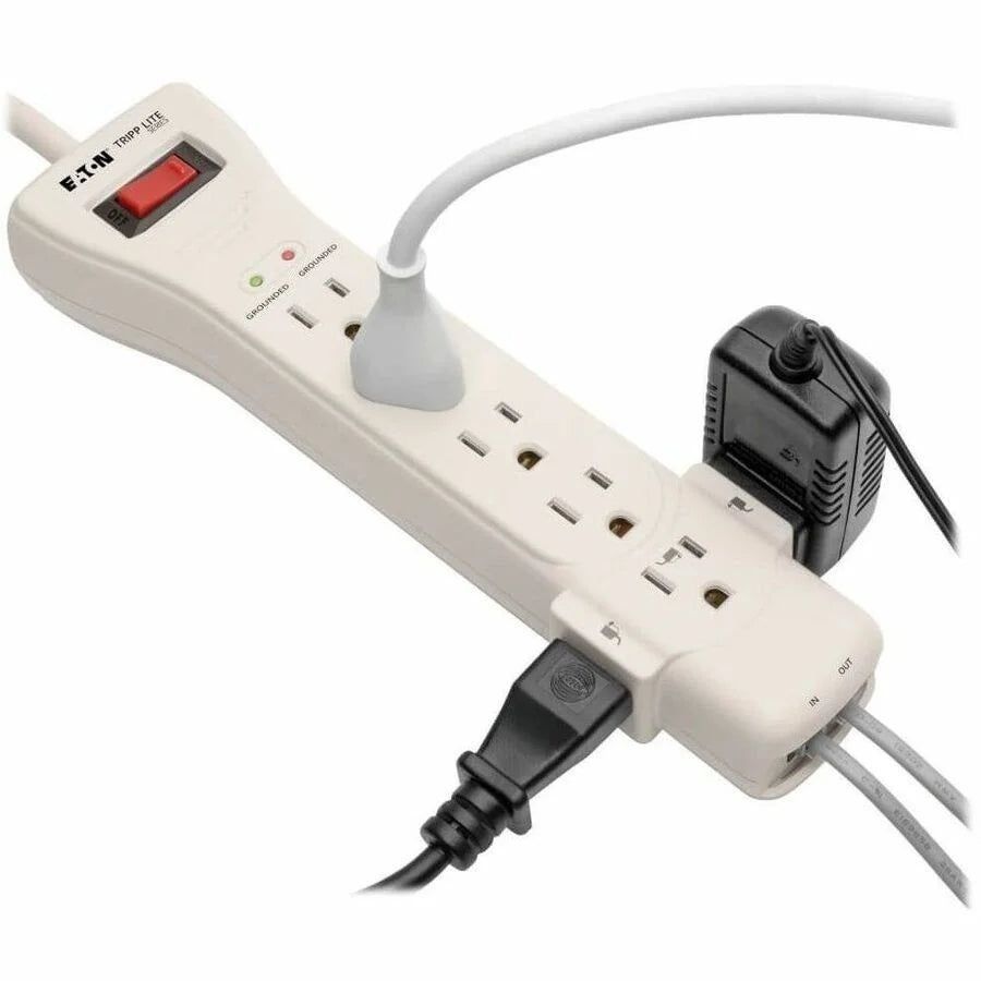 Tripp Lite Protect It! Surge Suppressor - 7 Outlets 1800 VA - Reliable Power Protection - Cords & Protectors