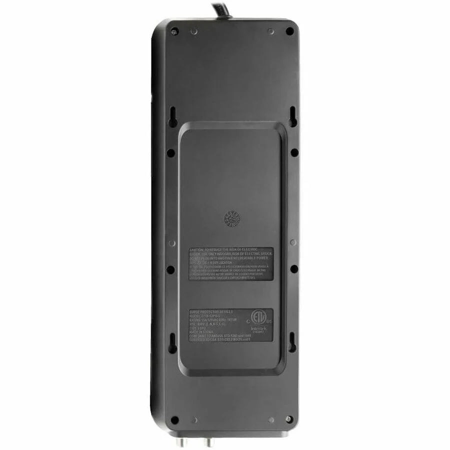 Tripp Lite Protect It! TLP128TTUSBB Surge Protector - 12 Outlets 2 USB - 1800 VA - Power Cords & Protectors