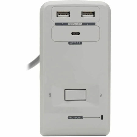 Tripp Lite Protect It! TLP648USBC Surge Protector - 6 Outlets 2 USB - 1800 VA 1080 J - Power Cords & Protectors