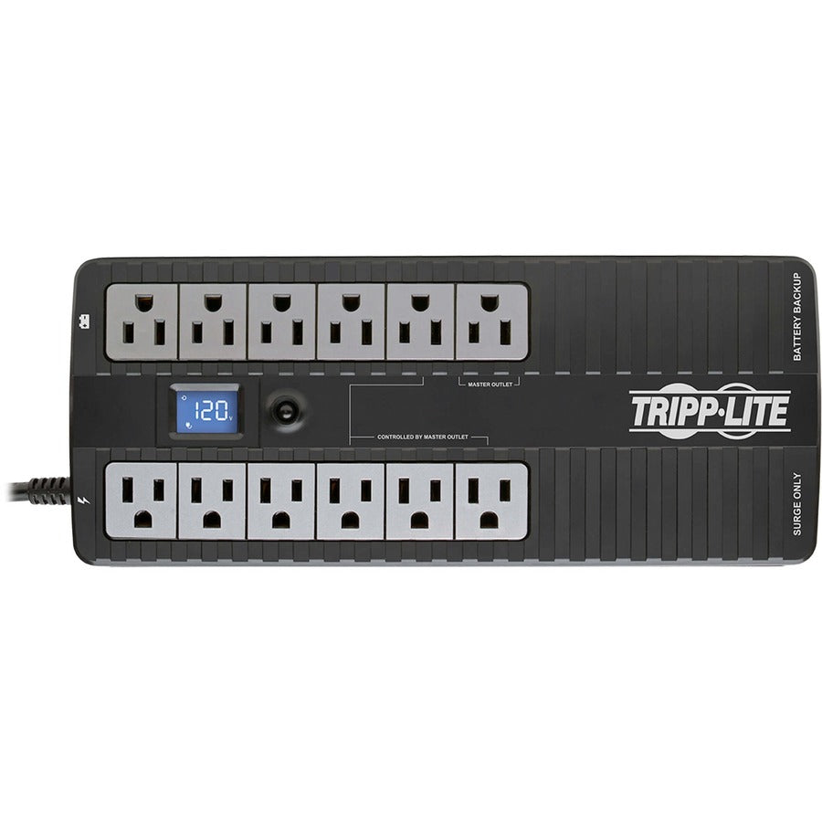 Tripp Lite series 850VA Ultra-compact Green LCD UPS Systm - Front