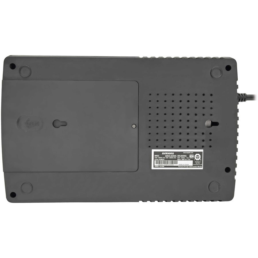 Tripp Lite series AVR 900VA Desktop UPS - Bottom