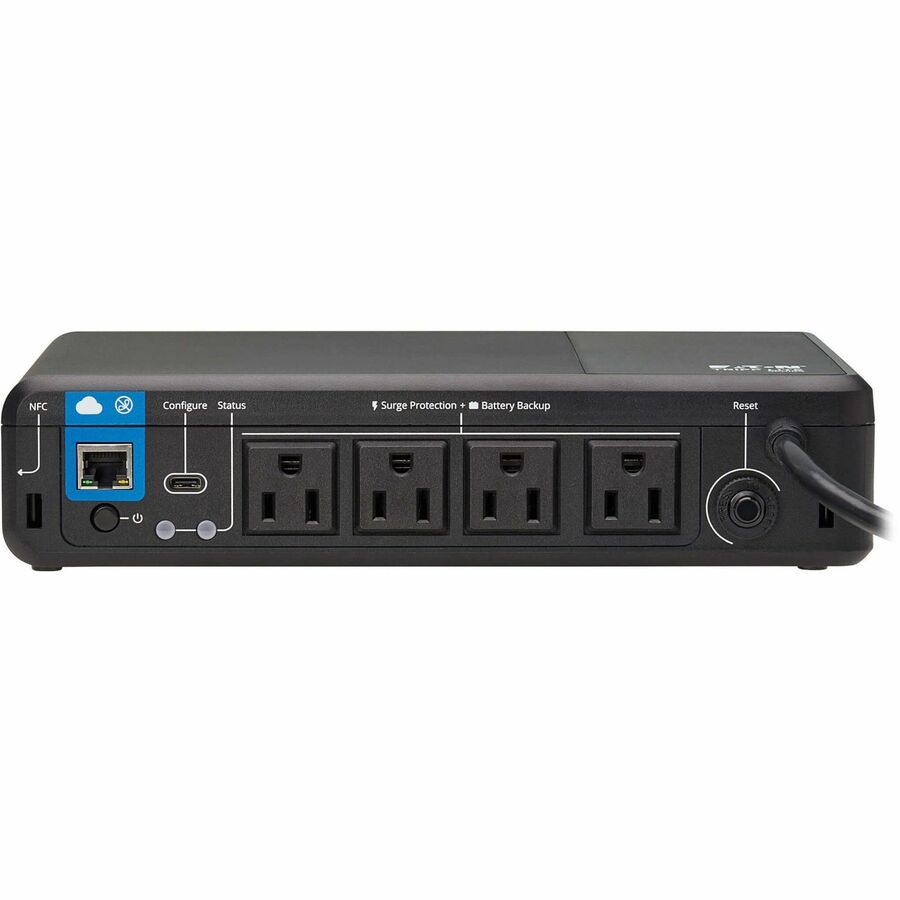 Tripp Lite series BC600RNC 600VA Desktop/Surface/Wall Mountable UPS - Front