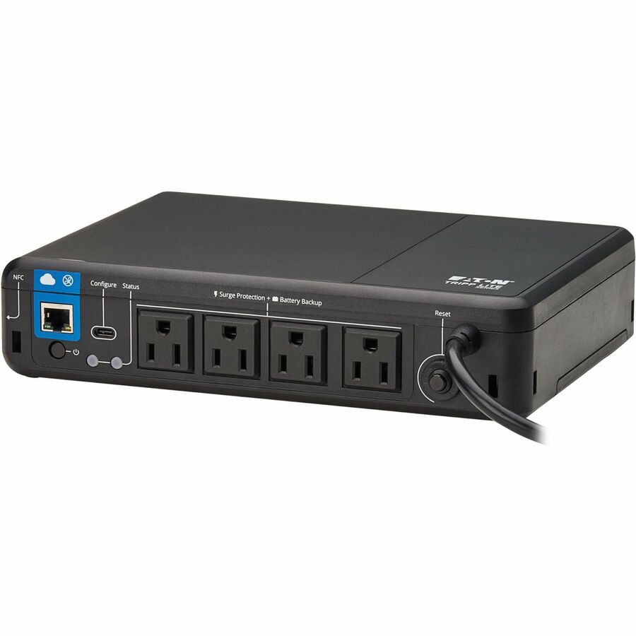 Tripp Lite series BC600RNC 600VA Desktop/Surface/Wall Mountable UPS - Left