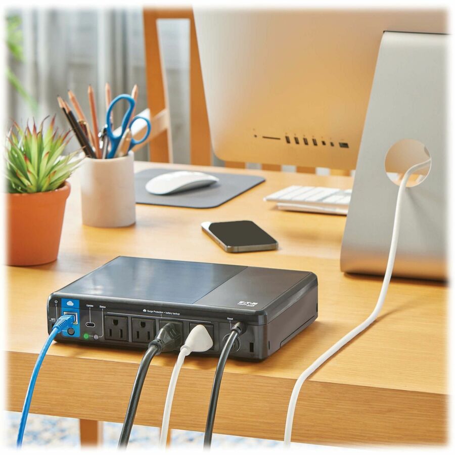 Tripp Lite series BC600RNC 600VA Desktop/Surface/Wall Mountable UPS - Alternate-Image4