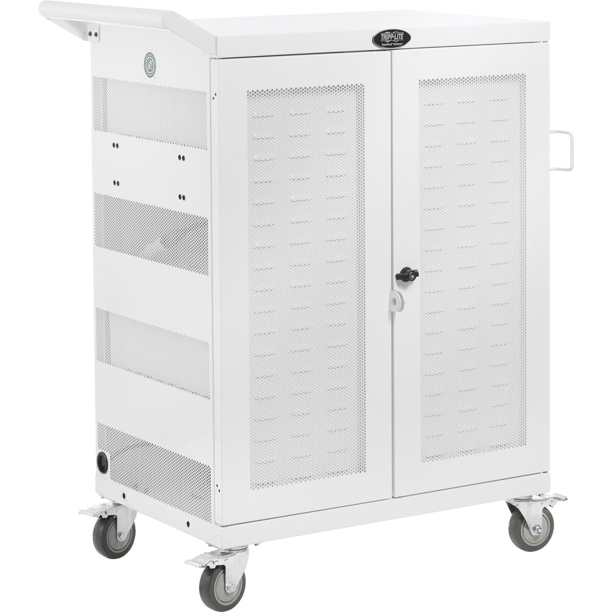 Tripp Lite series CSC32ACWHG Hospital-Grade 32-Device UV Charging Cart, White - 2000