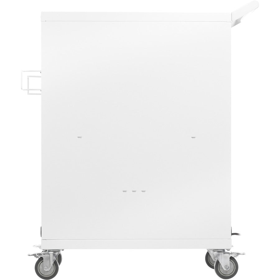 Tripp Lite series CSC32ACWHG Hospital-Grade 32-Device UV Charging Cart, White - Rear