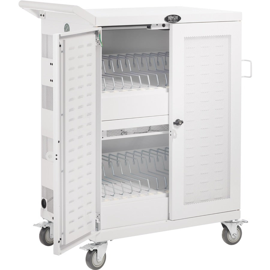 Tripp Lite series CSC32ACWHG Hospital-Grade 32-Device UV Charging Cart, White - Alternate-Image12