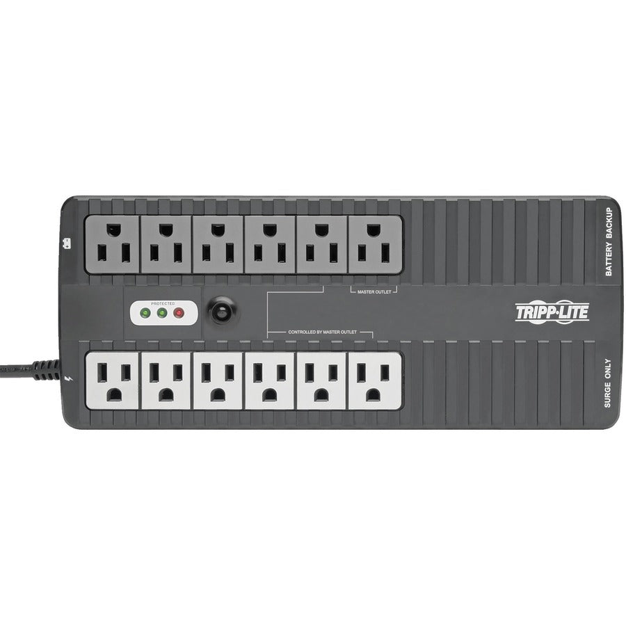 Tripp Lite series ECO 750VA Desktop UPS - Top