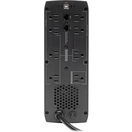 Tripp Lite series ECO1500LCD 1440VA Tower UPS - Rear