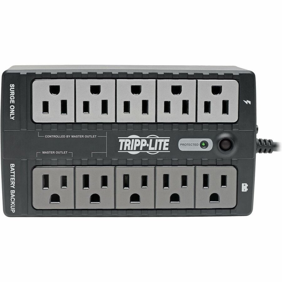 Tripp Lite series ECO550UPS 550VA Ultra-compact Desktop/Tower/Wall Mount UPS - Top
