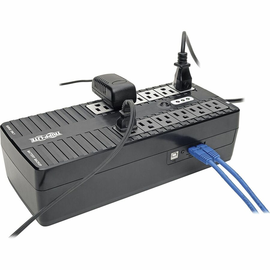 Tripp Lite series INTERNET900U 900VA Ultra-compact Desktop/Tower/Wall Mount UPS - Alternate-Image1