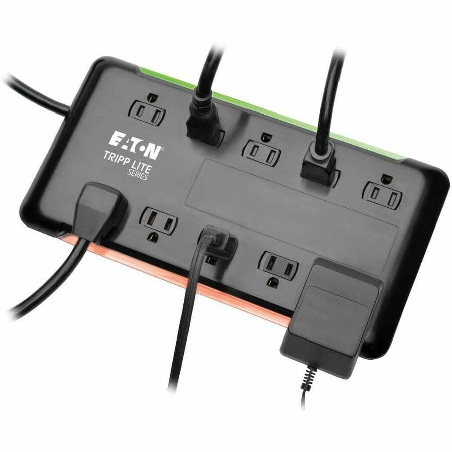 Tripp Lite series Protect It! 10-Outlet Surge Protector, 6 ft. Cord, 2880 Joules, Black Housing - Alternate-Image2
