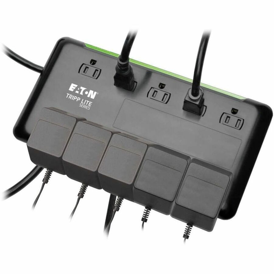 Tripp Lite series Protect It! 10-Outlet Surge Protector, 6 ft. Cord, 2880 Joules, Black Housing - Alternate-Image7