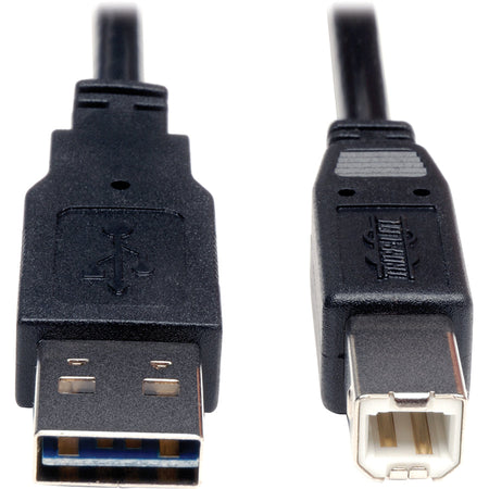 Tripp Lite series Universal Reversible USB 2.0 A-Male to B-Male Device Cable - 6ft - Front