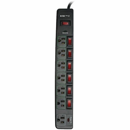 Tripp Lite TLP76MSGB ECO-Surge 7-Outlet Surge Protector - Reliable Power Protection - Cords & Protectors