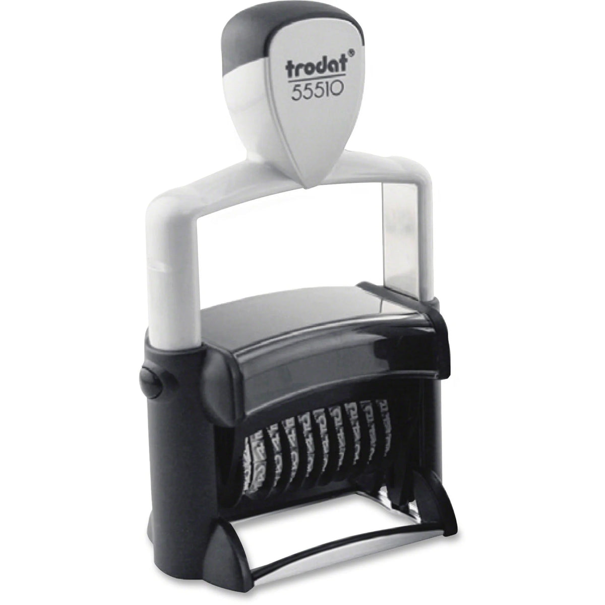 Trodat 10-Digit Self-Inking Date Stamp in Black - Recycled - 1 Each - Numbering Stamps & Counters