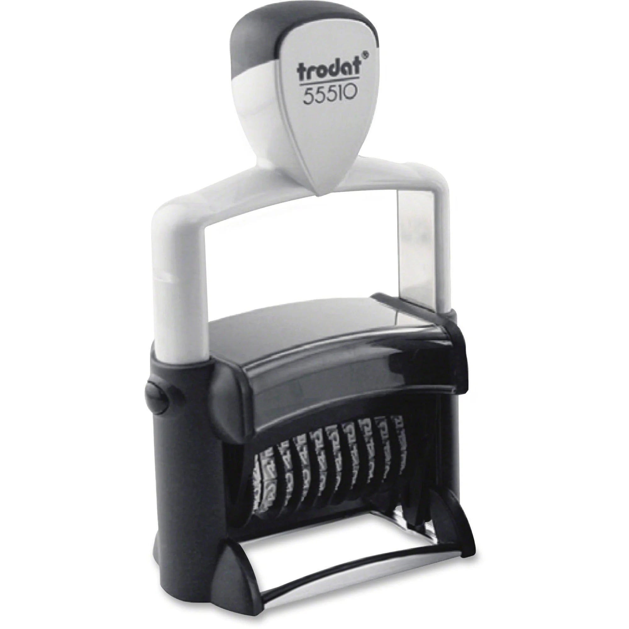 Trodat 10-Digit Self-Inking Date Stamp in Black - Recycled - 1 Each - Numbering Stamps & Counters