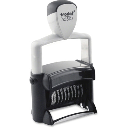 Trodat 10-Digit Self-Inking Date Stamp in Black - Recycled - 1 Each - Numbering Stamps & Counters