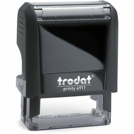 Trodat E4820 Black Ink Pad - Plastic - 1 Each - Stamp Pads & Accessories