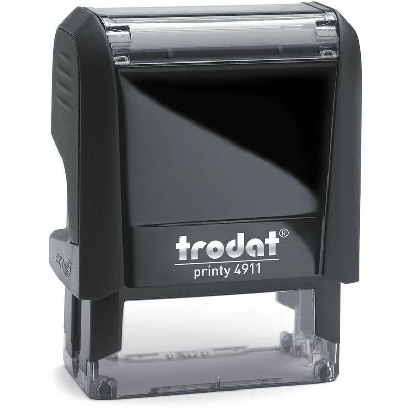 Trodat E4820 Black Ink Pad - Plastic - 1 Each - Stamp Pads & Accessories