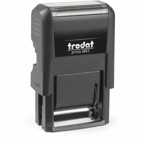Trodat E4820 Black Ink Pad - Plastic - 1 Each - Stamp Pads & Accessories