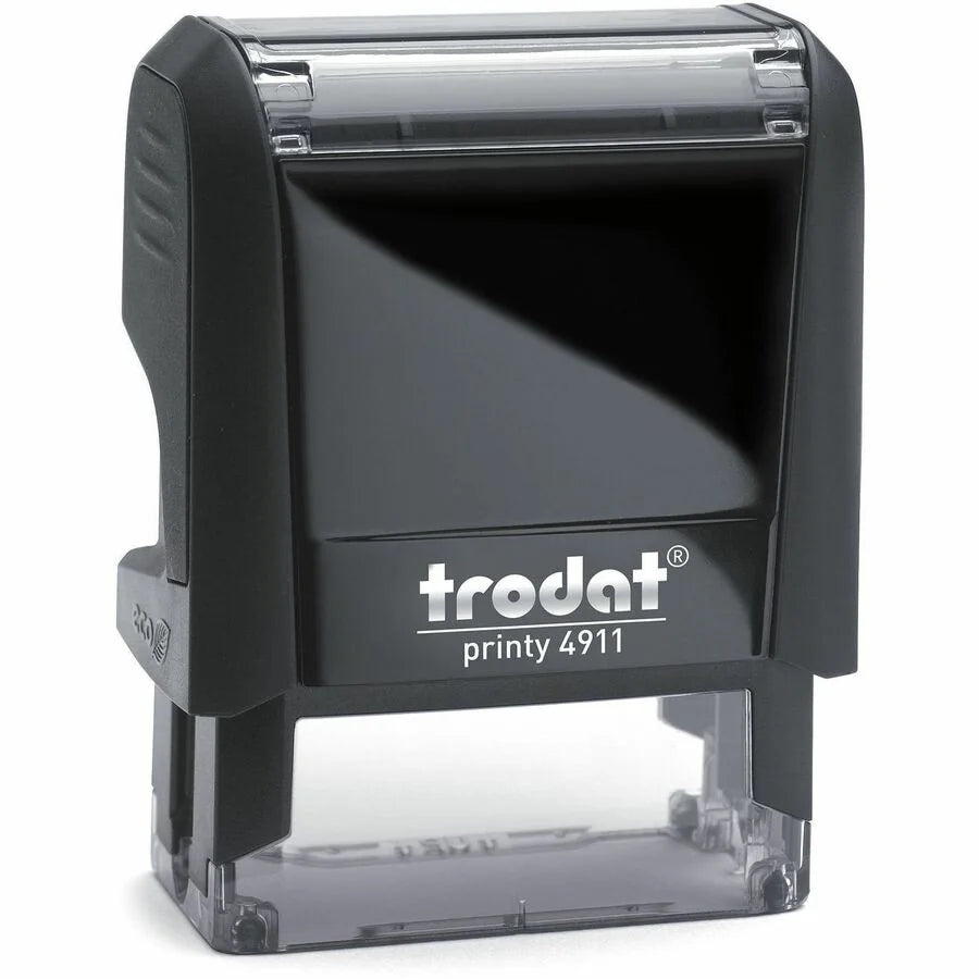 Trodat E4820 Black Ink Pad - Plastic - 1 Each - Stamp Pads & Accessories