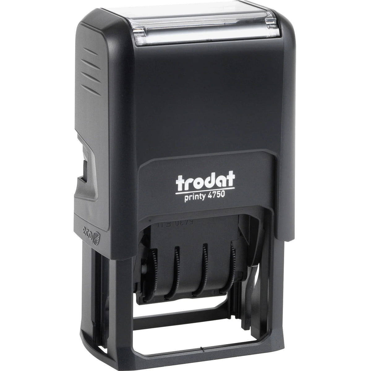 Trodat Ecoprinty 5-In-1 Date Stamp: 10000 Impressions Black & Red - Recycled - Daters