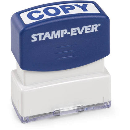 Trodat Pre-inked Message Stamp - COPY - Blue - TAA Compliant - Address & Office Stamps
