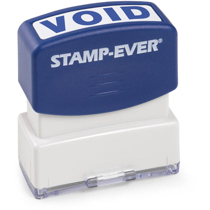 Trodat Pre-inked VOID Stamp - Text - Blue - TAA Compliant - Address & Office Stamps