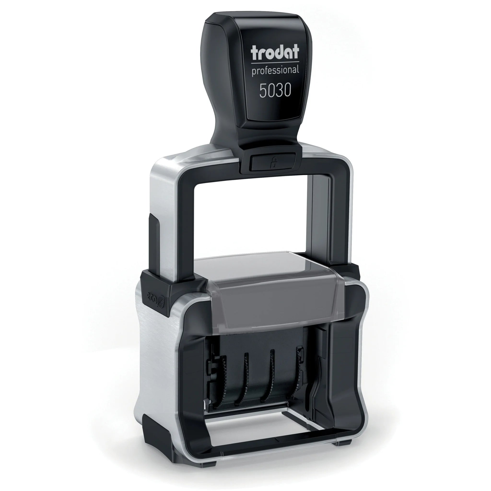 Trodat Professional Date Stamp: 10000 Impressions Black Recycled - Daters