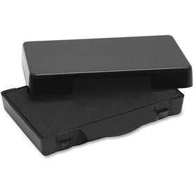 Trodat Replacement Ink Pad - Black Plastic - 0.6’’ x 2.5’’ - 1 Each - Stamp Pads & Accessories