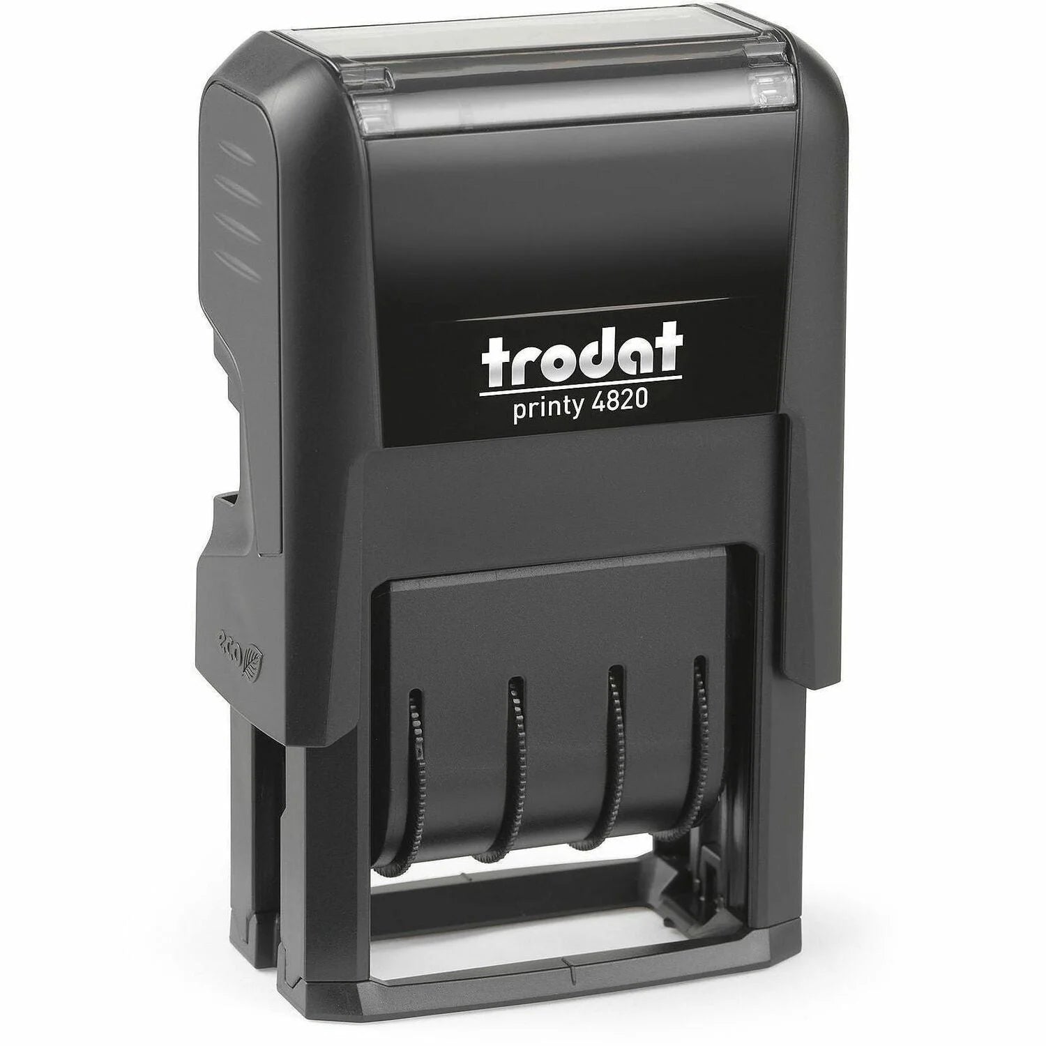 Trodat Self-inking Date Stamp - Black Plastic - Daters