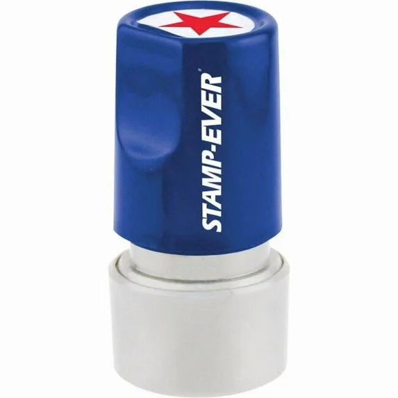 Trodat Star Impression Pre-Inked Stamp: Message Stamp 0.75’’ Diameter Red - Address & Office Stamps