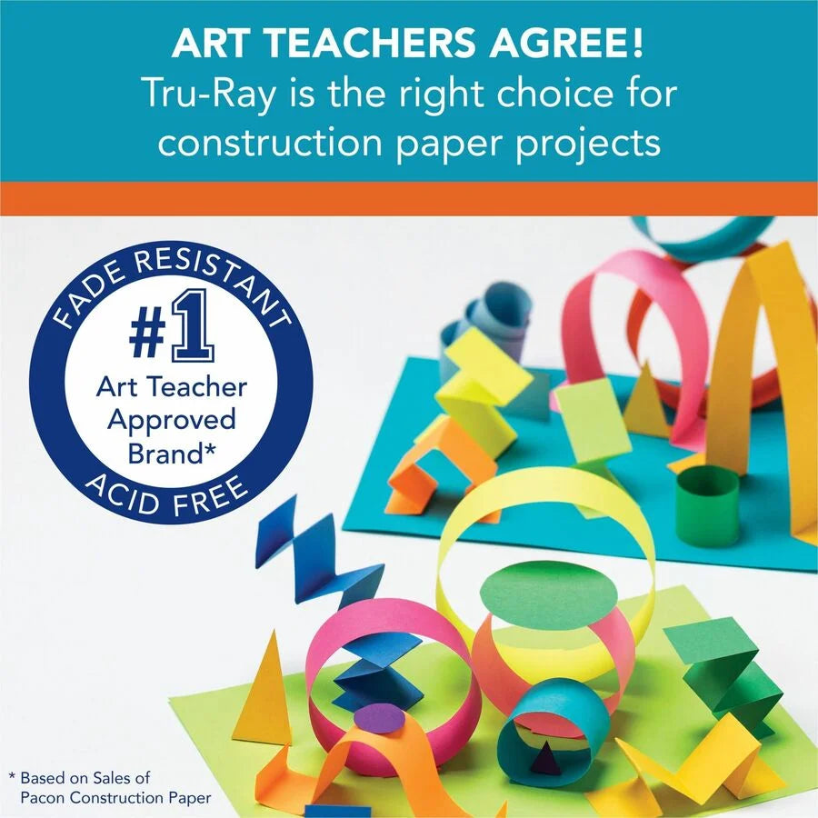 Tru-Ray Construction Paper: Dark Brown - 12’’ x 9’’ - 50/Pack - Paper