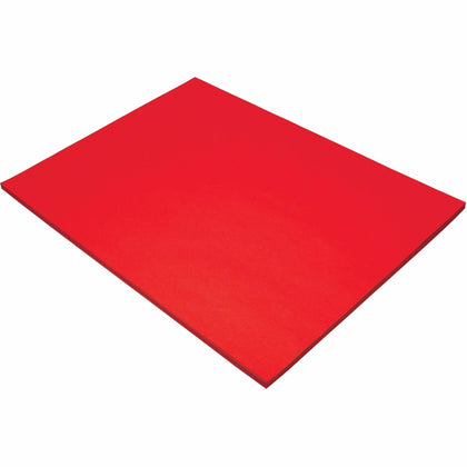 Tru-Ray Construction Paper: Festive Red - 24’’x18’’ - 50 Sheets - Paper