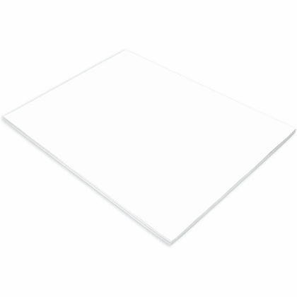 Tru-Ray Construction Paper: White Sulphite - 24’’ x 18’’ - 50/Pack - Paper