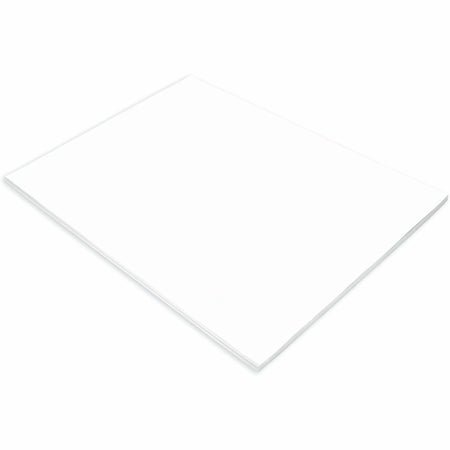 Tru-Ray Construction Paper: White Sulphite - 24’’ x 18’’ - 50/Pack - Paper