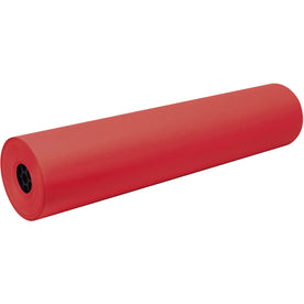 Tru-Ray Festive Red Construction Paper Roll - 36’’ x 500 ft - Sulphite - Mural Art Banner