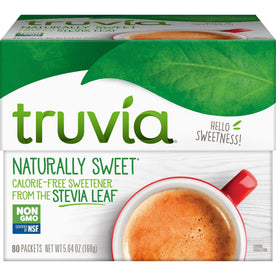 Truvia Cargill All Natural Sweetener Packets - 80 / Box - Condiments